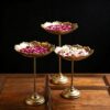 Taj urli set/urli set/urli with stand/urli stand/urli bowl -Event/wedding/Diwali/ Easter decor Christmas decoration-3 stand set
