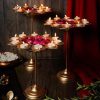 Diya urli candle stand/diya holder/Candle Festive Decor urli bowl  urli set of 3