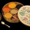 Brass meena masala/ Spice Box