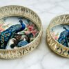 Pichwai print Tray set of 2