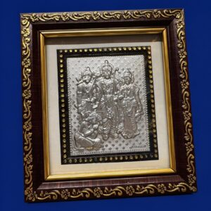 999 silver RamDarbar Wooden Frame
